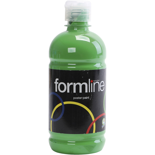 Abdeckfarbe, Matt, Grün, 500 ml/ 1 Fl.