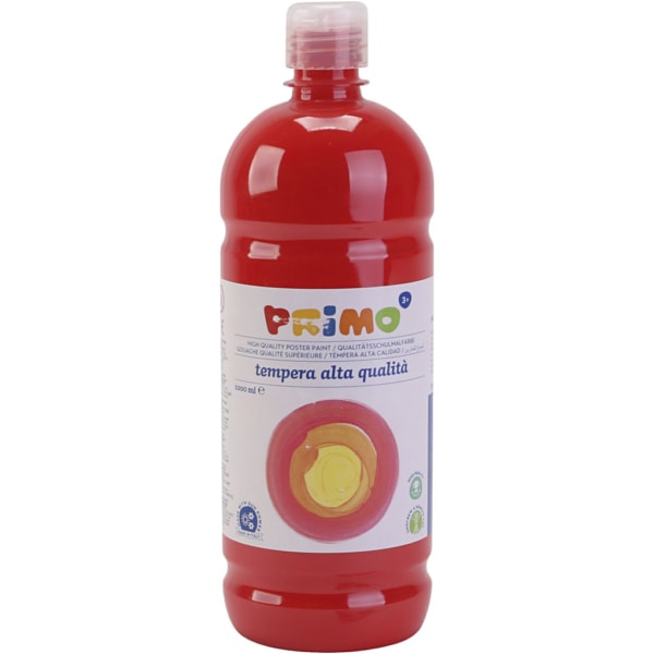 PRIMO Schulfarbe, Matt, Rot, 1000 ml/ 1 Fl.