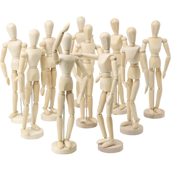 Gliederpuppe, H 29 cm, 10 Stk/ 1 Pck
