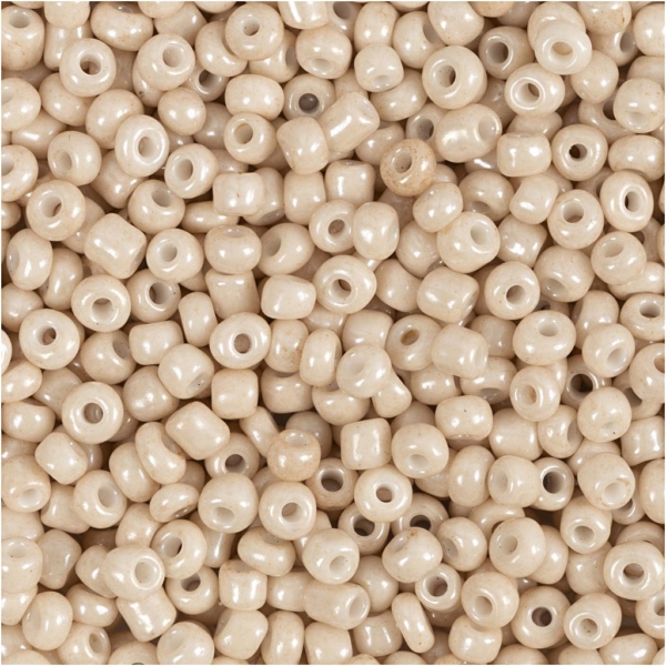 Rocailleperlen, D 3 mm, Größe 8/0 , Lochgröße 0,6-1,0 mm, Hellrosa, 25 g/ 1 Pck