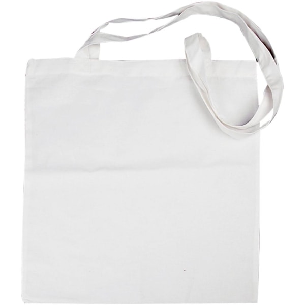 Stofftasche, Größe 38x42 cm, 130 g, Weiß, 20 Stk/ 1 Pck
