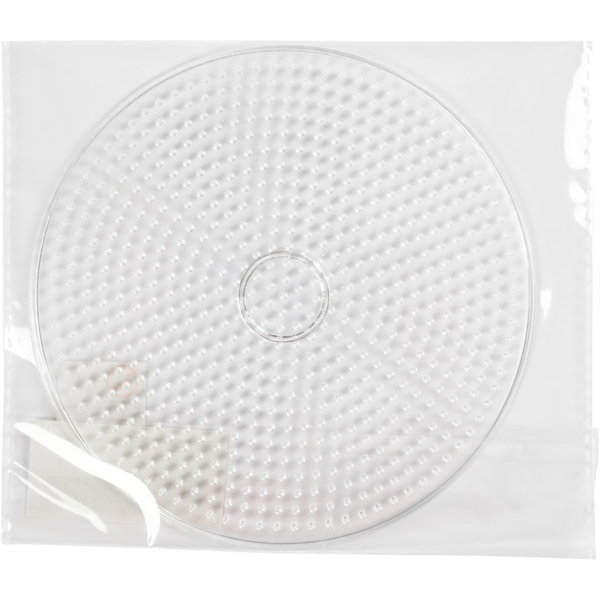 Steckplatte, Großer Kreis, D 15 cm, Transparent, 1 Stk – Bild 2