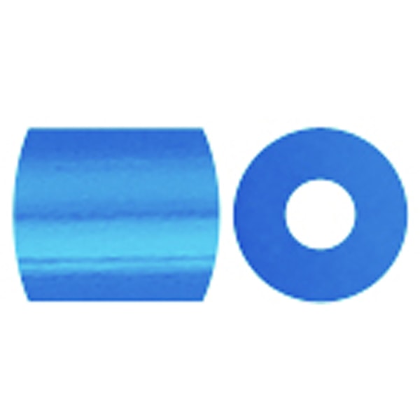 Fotoperlen, Größe 5x5 mm, Lochgröße 2,5 mm, medium, Blau (17), 6000 Stk/ 1 Pck – Bild 4