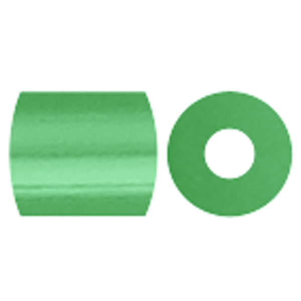 Fotoperlen, Größe 5x5 mm, Lochgröße 2,5 mm, medium, Perlmuttgrün (22), 1100 Stk/ 1 Pck – Bild 4
