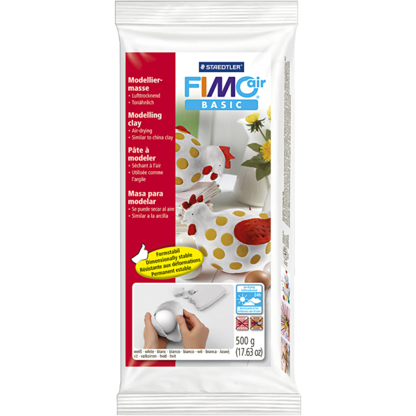 FIMO® Air , Weiß, 500 g/ 1 Pck – Bild 2