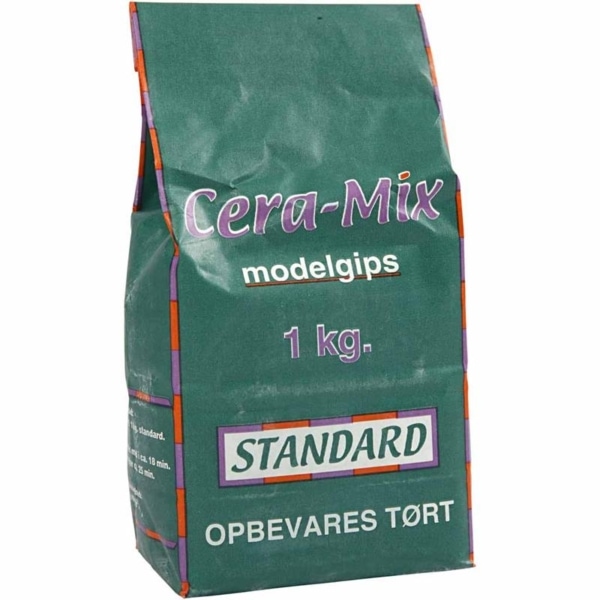 Cera-Mix Standard Modelliergips, Hellgrau, 1 kg/ 1 Pck – Bild 3