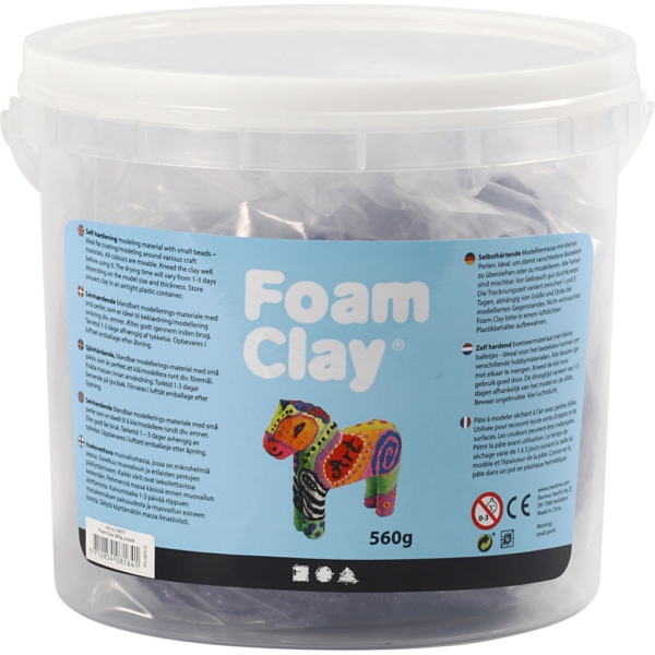 Foam Clay® , Flieder, 560 g/ 1 Eimer – Bild 2