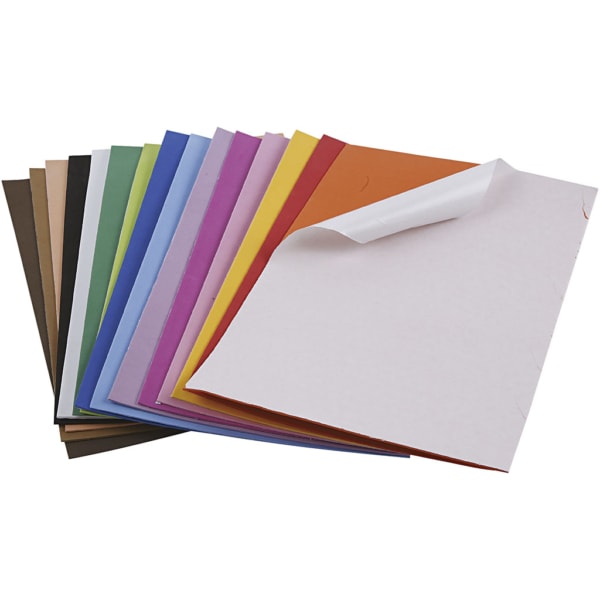 Moosgummi-Blätter, A4, 210x297 mm, Dicke 2 mm, 30 Bl. sort./ 1 Pck – Bild 2