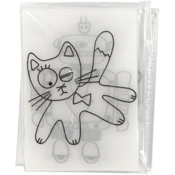 Plastikschrumpfplatten mit Motiven, 10,5x14,5 cm, Dicke 0,3 mm, Matt transparent, 36 Bl./ 1 Pck – Bild 4