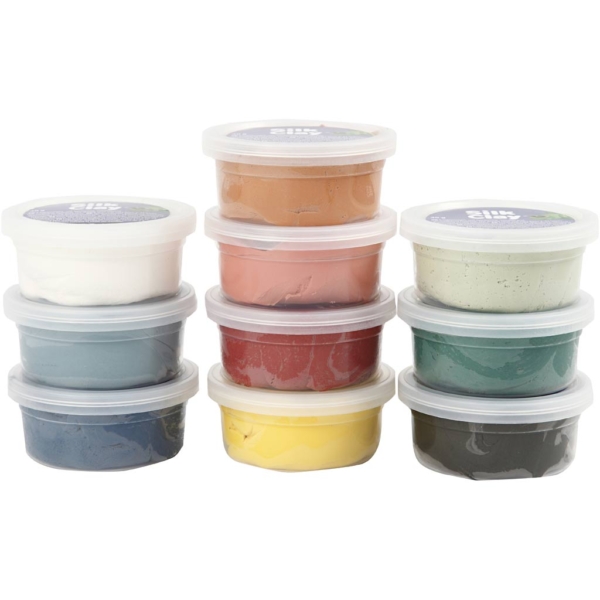 Silk Clay®, sanfte, dezente Farben, 10x40 g/ 1 Pck – Bild 2