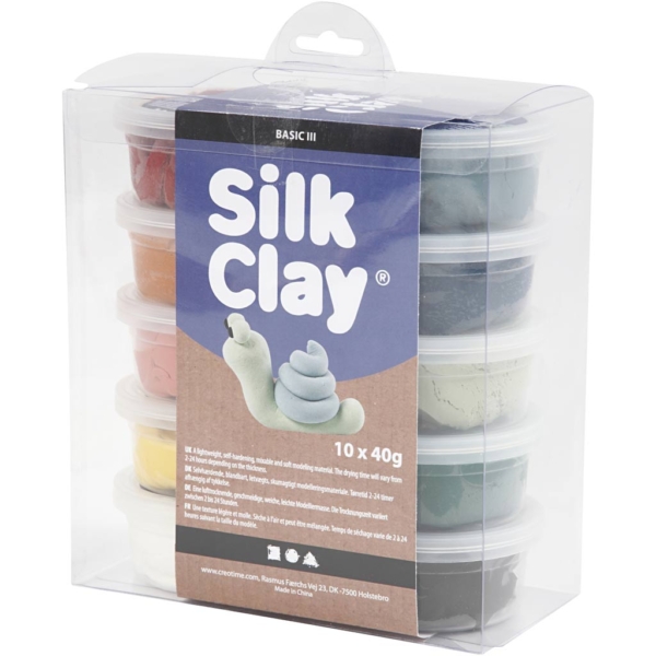 Silk Clay®, sanfte, dezente Farben, 10x40 g/ 1 Pck – Bild 4