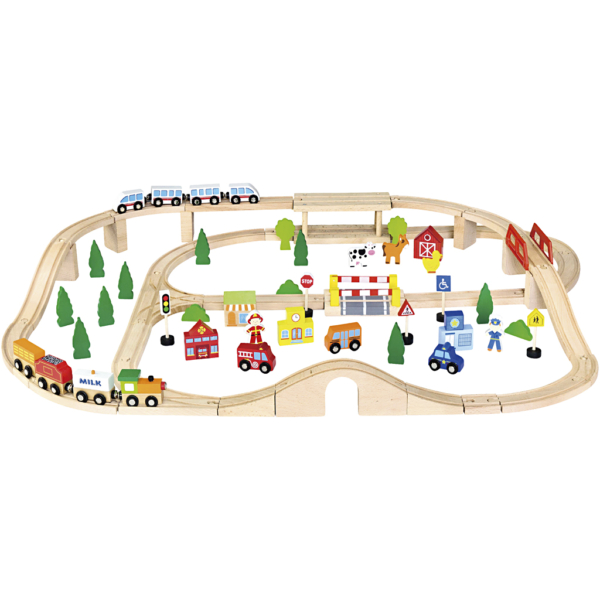 VIGA Autobahn und Stadt, 90 Teile/ 1 Set, 90 Teile