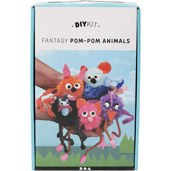 Pompon-Tiere, 1 Set – Bild 2