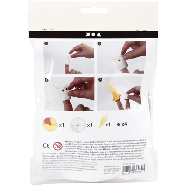Mini Kreativ Set, Fingerpuppen, 1 Pck – Bild 3