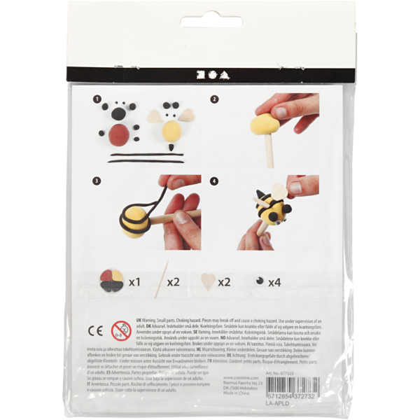 Mini Kreativ Set, Bleistiftköpfchen, 1 Pck – Bild 3