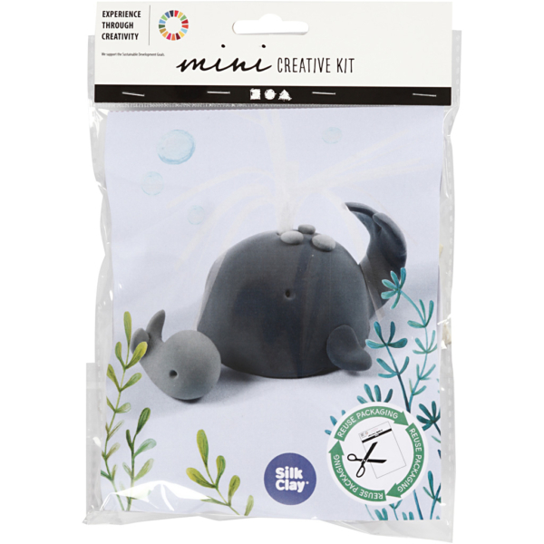 Mini Kreativ Set, Wal und Kalb, 1 Pck – Bild 2