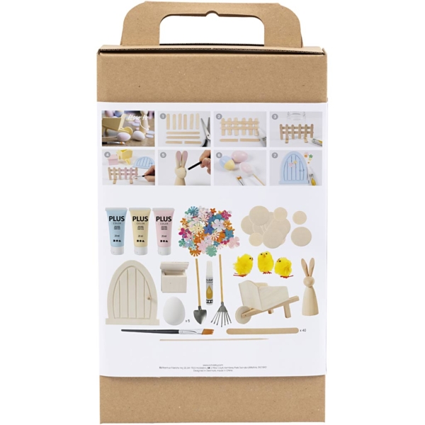 Kreativ Set Hasentür, Pastellfarben, 1 Pck – Bild 4