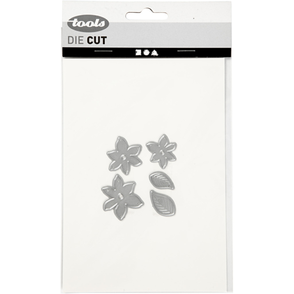 Stanz- und Prägeformen, Blüten & Blätter, Größe 2-5x1,2-5 cm, 1 Stk – Bild 2