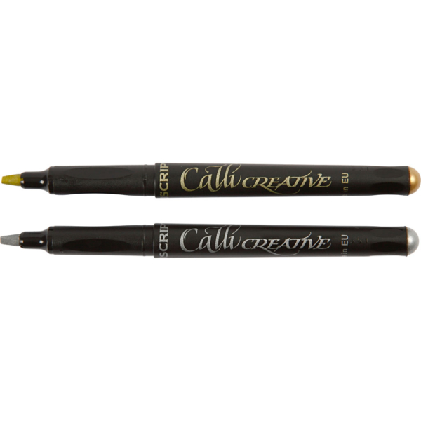 Kalligrafie-Marker, Dicke 2.4 mm, 2 Stk/ 1 Pck – Bild 3