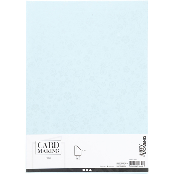 Papier, A4, 210x297 mm, 80 g, Hellblau, 20 Bl./ 1 Pck – Bild 2