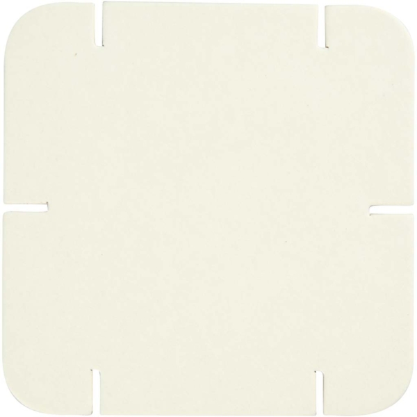 Bauteile, Größe 9,3x9,3 cm, Weiß, 200 Stk/ 1 Pck – Bild 6