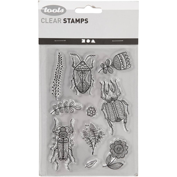 Silikonstempel, Insekten, 11x15,5 cm, 1 Bl. – Bild 2