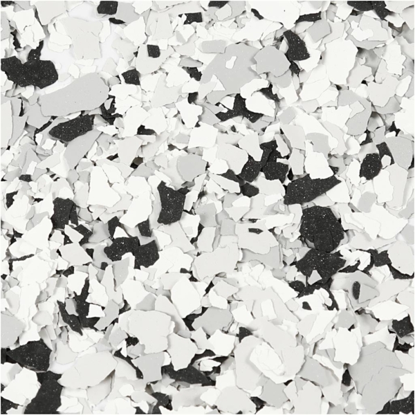 Terrazzo-Flocken, Schwarz, 90 g/ 1 Dose – Bild 3