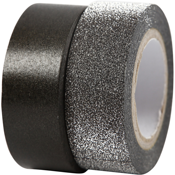 Design-Klebeband, B 15 mm, Schwarz, 2 Rolle/ 1 Pck – Bild 3