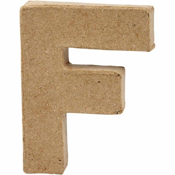 Buchstaben, F, H 10 cm, B 7,6 cm, Dicke 1,7 cm, 1 Stk – Bild 2