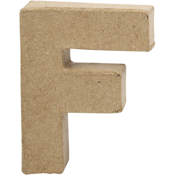 Buchstaben, F, H 10 cm, B 7,6 cm, Dicke 1,7 cm, 1 Stk – Bild 3