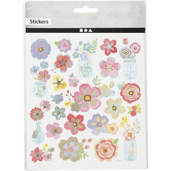 Sticker, Frühlingsblumen, 15x16,5 cm, 1 Bl. – Bild 2