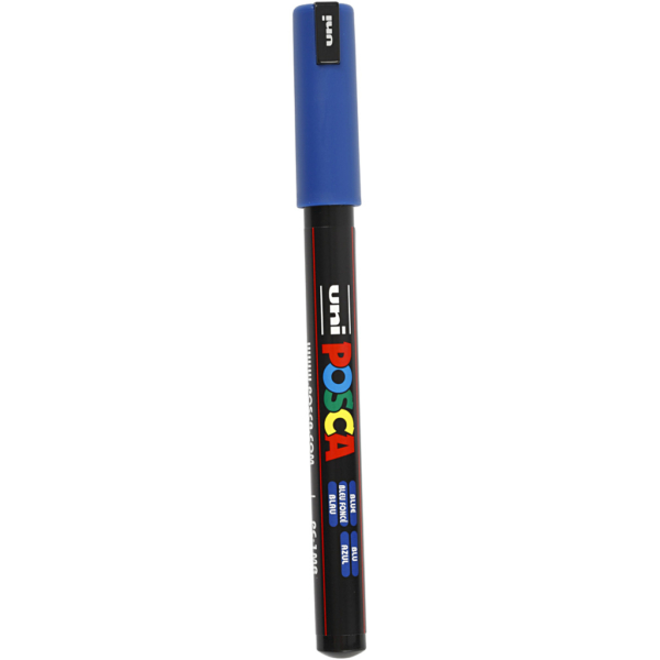 Posca Marker , Nr. PC-1MR, Strichstärke 0,7 mm, Blau, 1 Stk