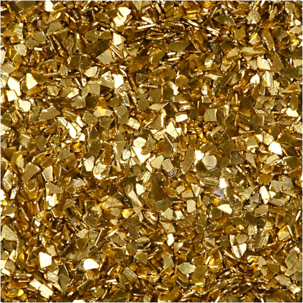 Glitter, Größe 1-3 mm, Gold, 30 g/ 1 Dose – Bild 3