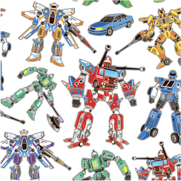 Sticker, Transformers, 15x16,5 cm, 1 Bl. – Bild 3