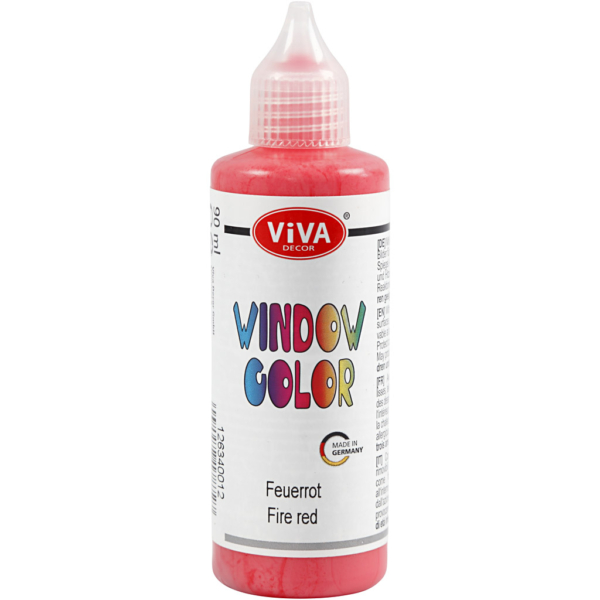 Window-Color, Rot, 90 ml/ 1 Fl.