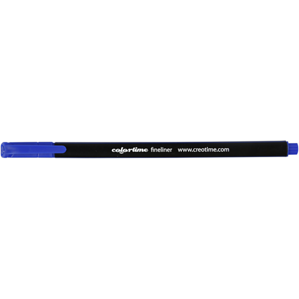 Colortime Fineliner, Strichstärke 0,6-0,7 mm, Dunkelblau, 12 Stk/ 1 Pck – Bild 6