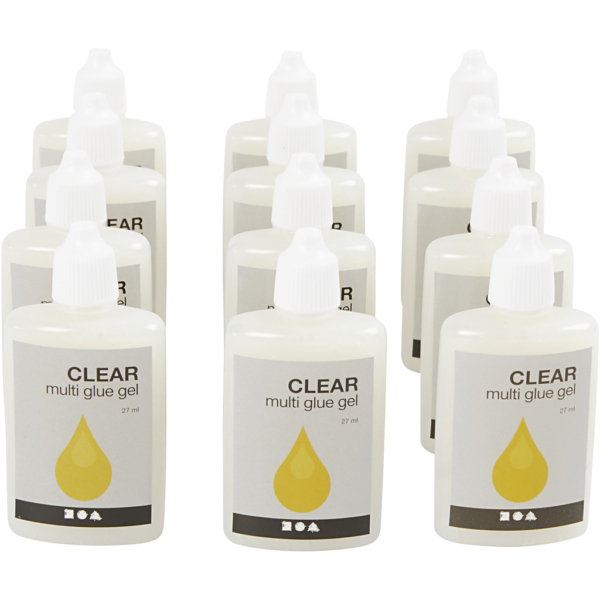 Clear Multi-Gelkleber, 12x27 ml/ 1 Pck – Bild 2