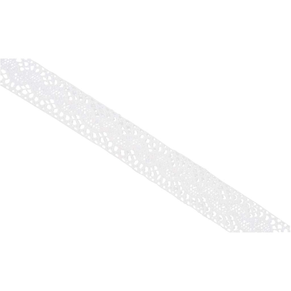 Borte, B 30 mm, Weiß, 10 m/ 1 Rolle – Bild 3