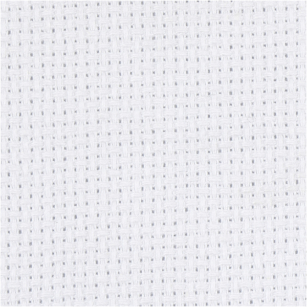 Aida-Stoff, Größe 50x50 cm, 70 Kästchen pro 10 cm, Weiß, 1 Stk