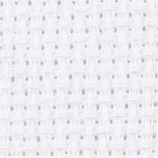 Aida-Stoff, Größe 50x50 cm, 70 Kästchen pro 10 cm, Weiß, 1 Stk – Bild 4