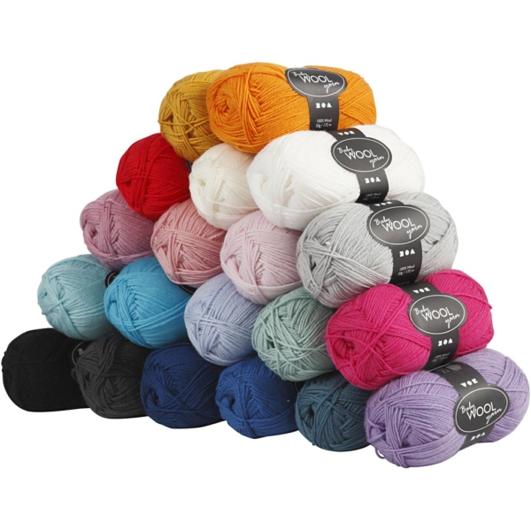 Babywolle, 20x50 g/ 1 Pck – Bild 2