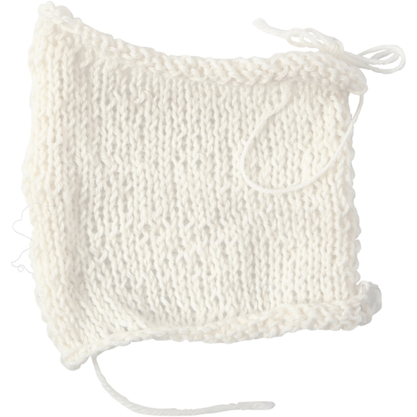 Sockenwolle, L 200 m, Naturweiß, 50 g/ 1 Knäuel – Bild 3
