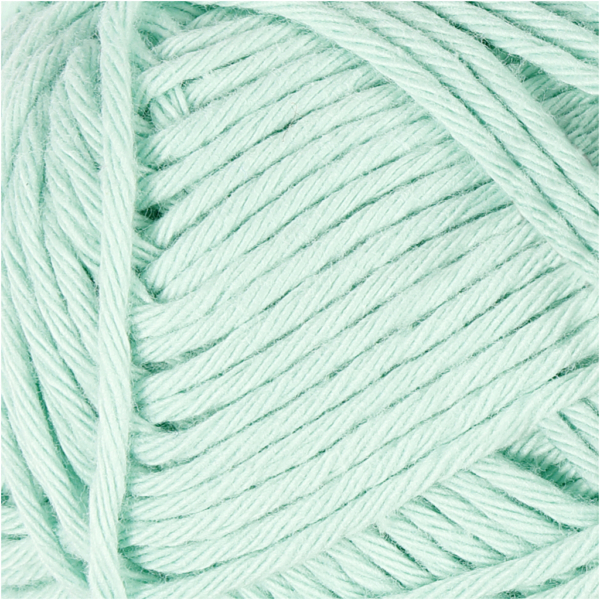 Baumwolle, Nr. 8/8, L 80-85 m, Größe maxi , Hellgrün, 50 g/ 1 Knäuel – Bild 3