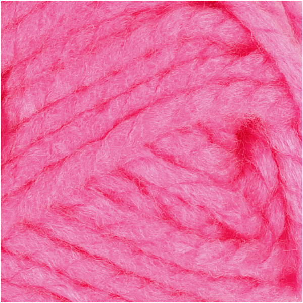 Fantasia Polyacryl-Wolle, L 35 m, Maxi, Neonpink, 50 g/ 1 Knäuel – Bild 2