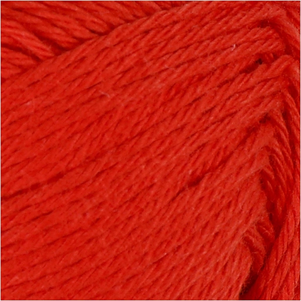 Baumwolle, Nr. 8/4, L 170 m, Rot, 50 g/ 1 Knäuel – Bild 3