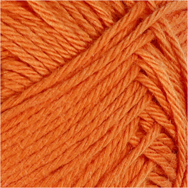 Baumwolle, Nr. 8/4, L 170 m, Orange, 50 g/ 1 Knäuel – Bild 3