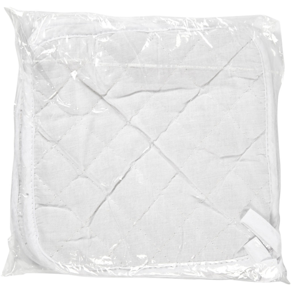 Topflappen, Größe 20x20 cm, 145 g, Weiß, 4 Stk/ 1 Pck – Bild 3