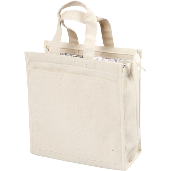 Kühltasche, Größe 25x24x12 cm, 220 g, Hellnatur, 1 Stk – Bild 2