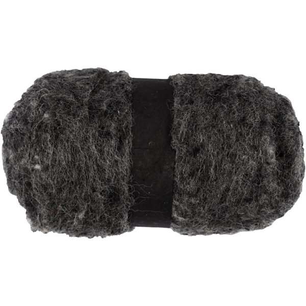 Wolle, kardiert, Naturgrau, 100 g/ 1 Bündl.