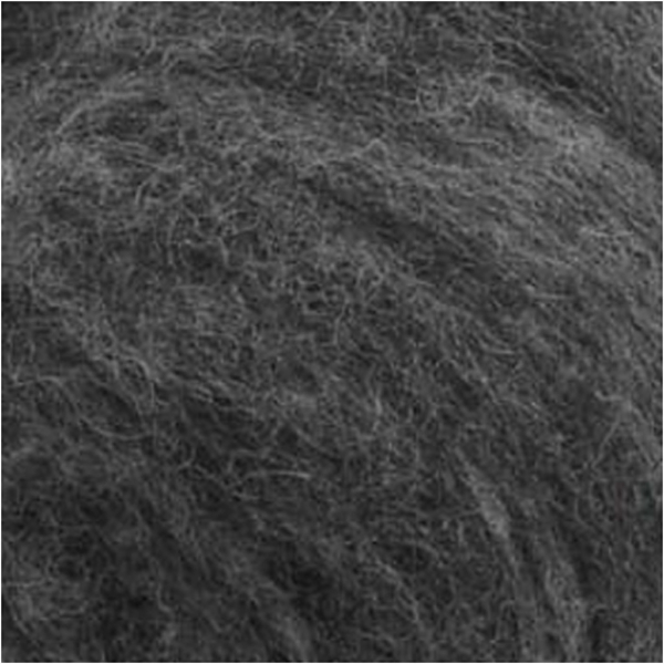 Wolle, kardiert, Naturgrau, 100 g/ 1 Bündl. – Bild 2